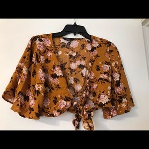 American Eagle Floral Shirt